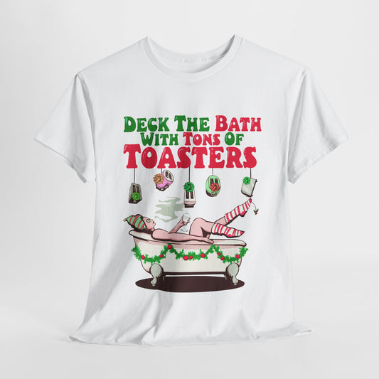 Deck The Bath Unisex Heavy Cotton Tee
