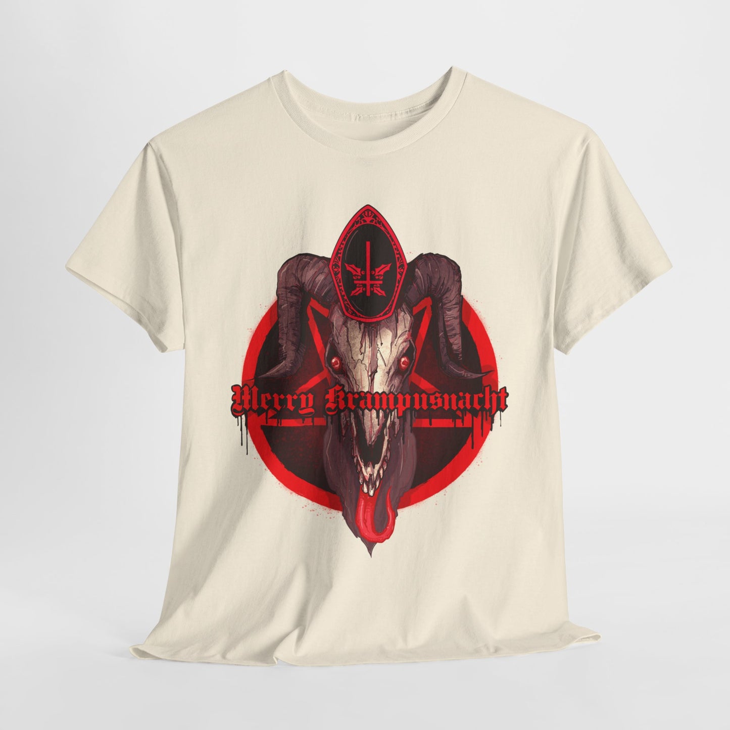 Merry Krampusnacht Unisex Heavy Cotton Tee