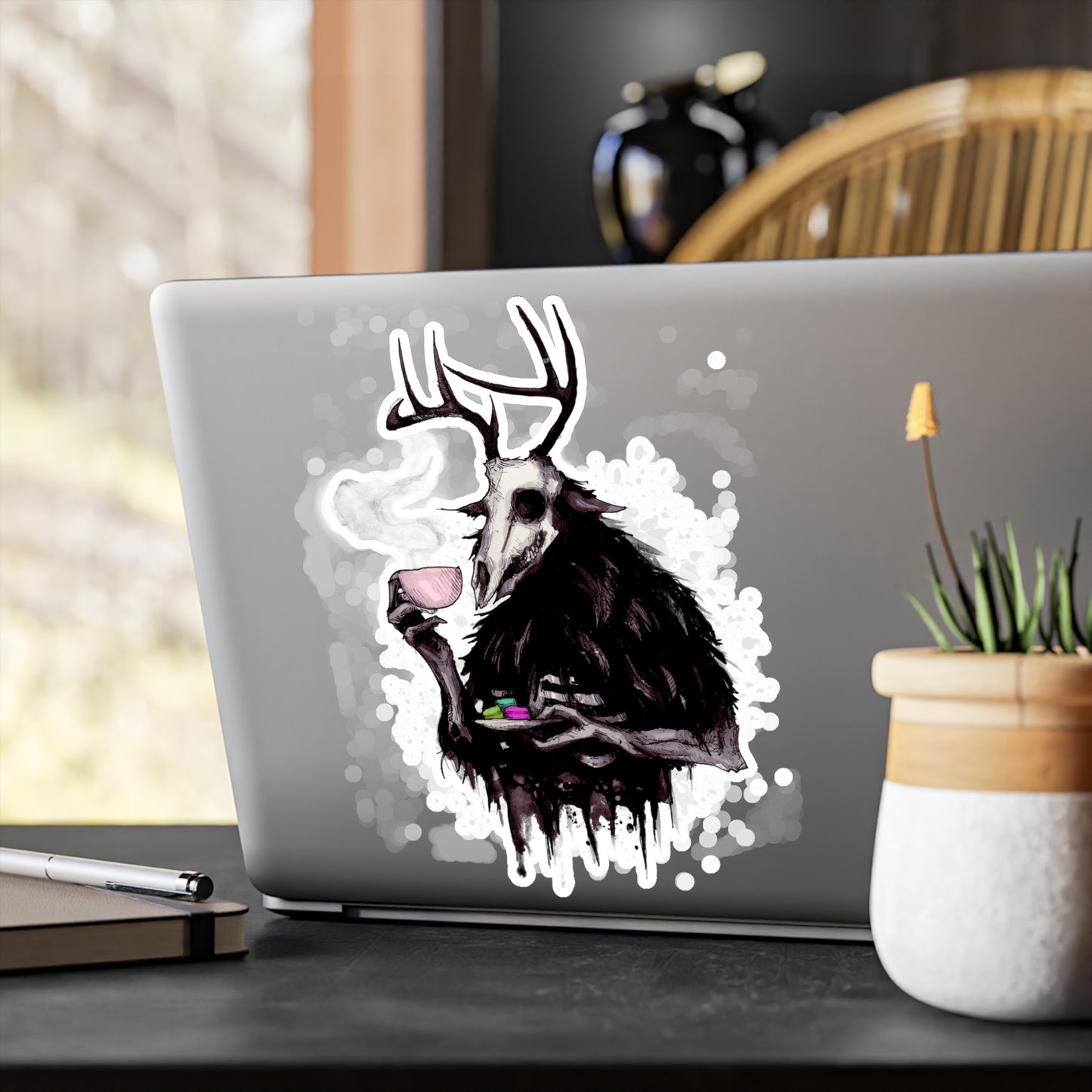 Tea Time Kiss-Cut Vinyl Decal