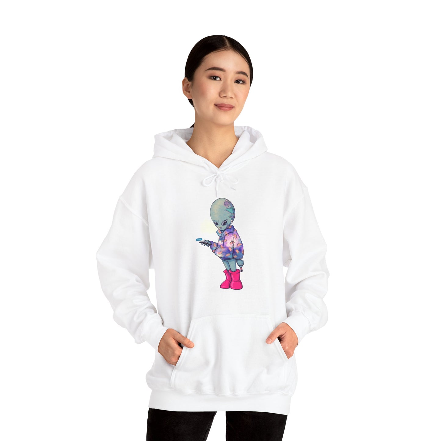 Earth Alien Unisex Heavy Blend Hooded Sweatshirt
