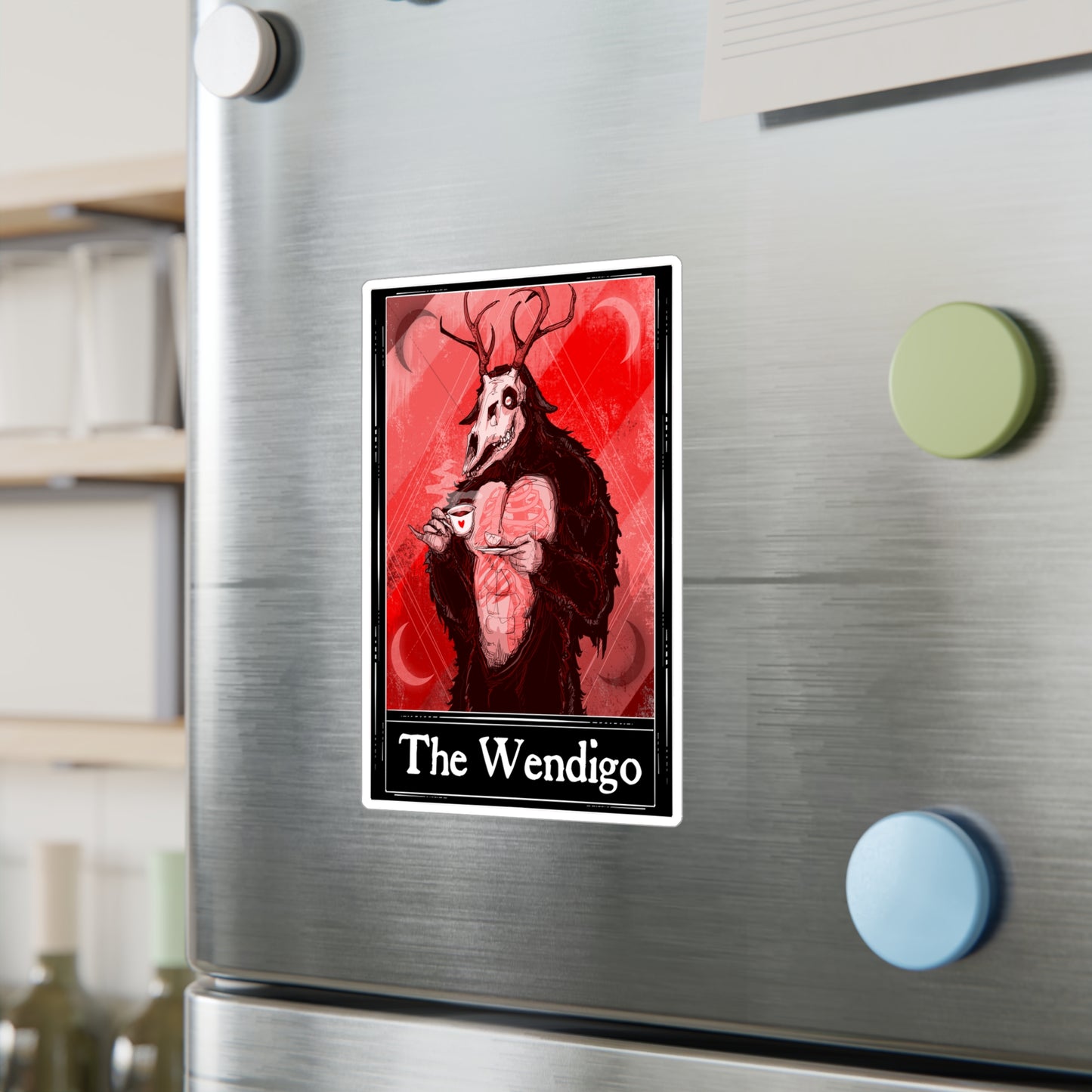 Wendigo Tarot Kiss-Cut Vinyl Decal