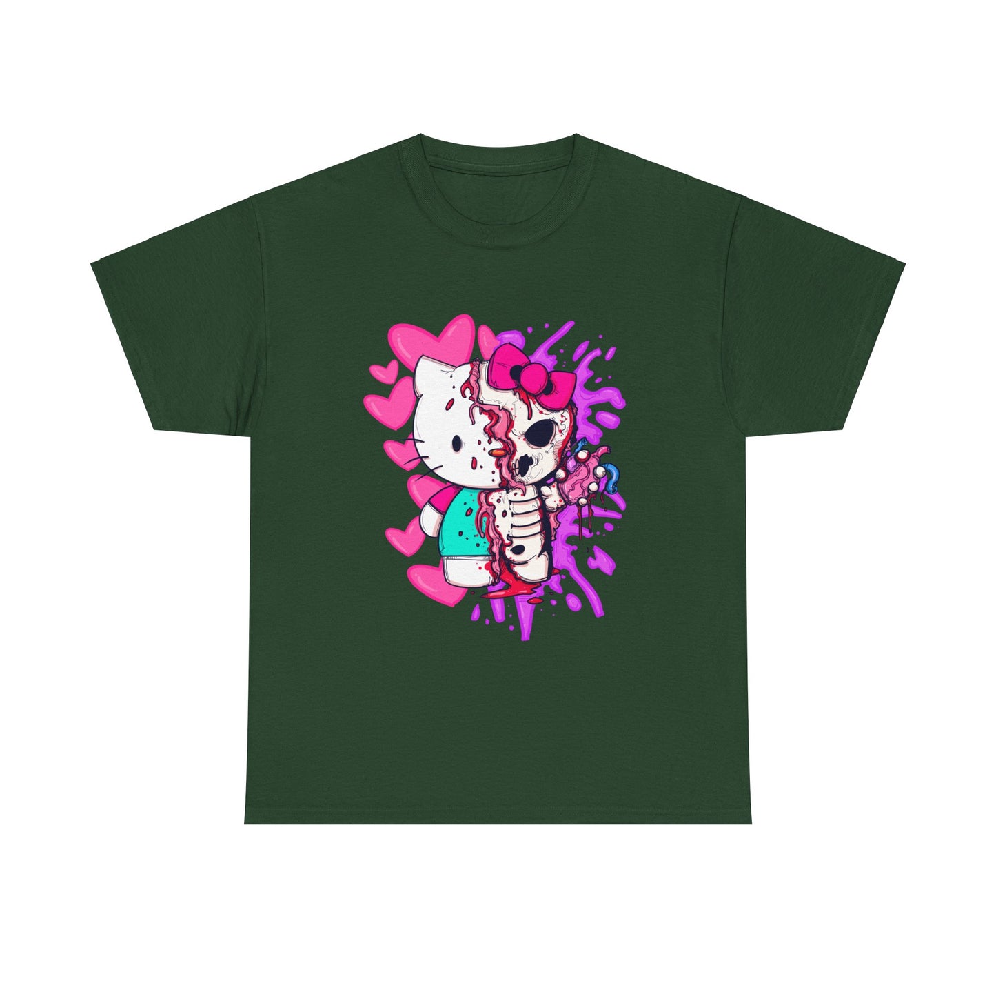 Zombie Kitty Unisex Heavy Cotton Patreon Tee