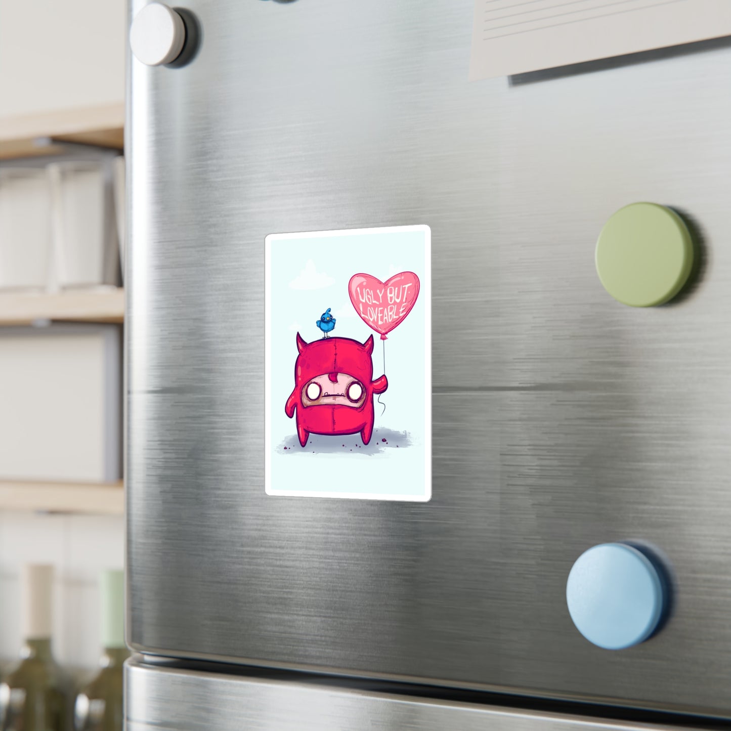 Ugly Boy Kiss-Cut Vinyl Decal