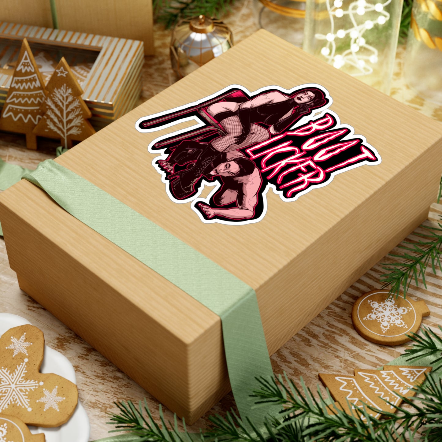 Boot Licker Kiss-Cut Vinyl Decal