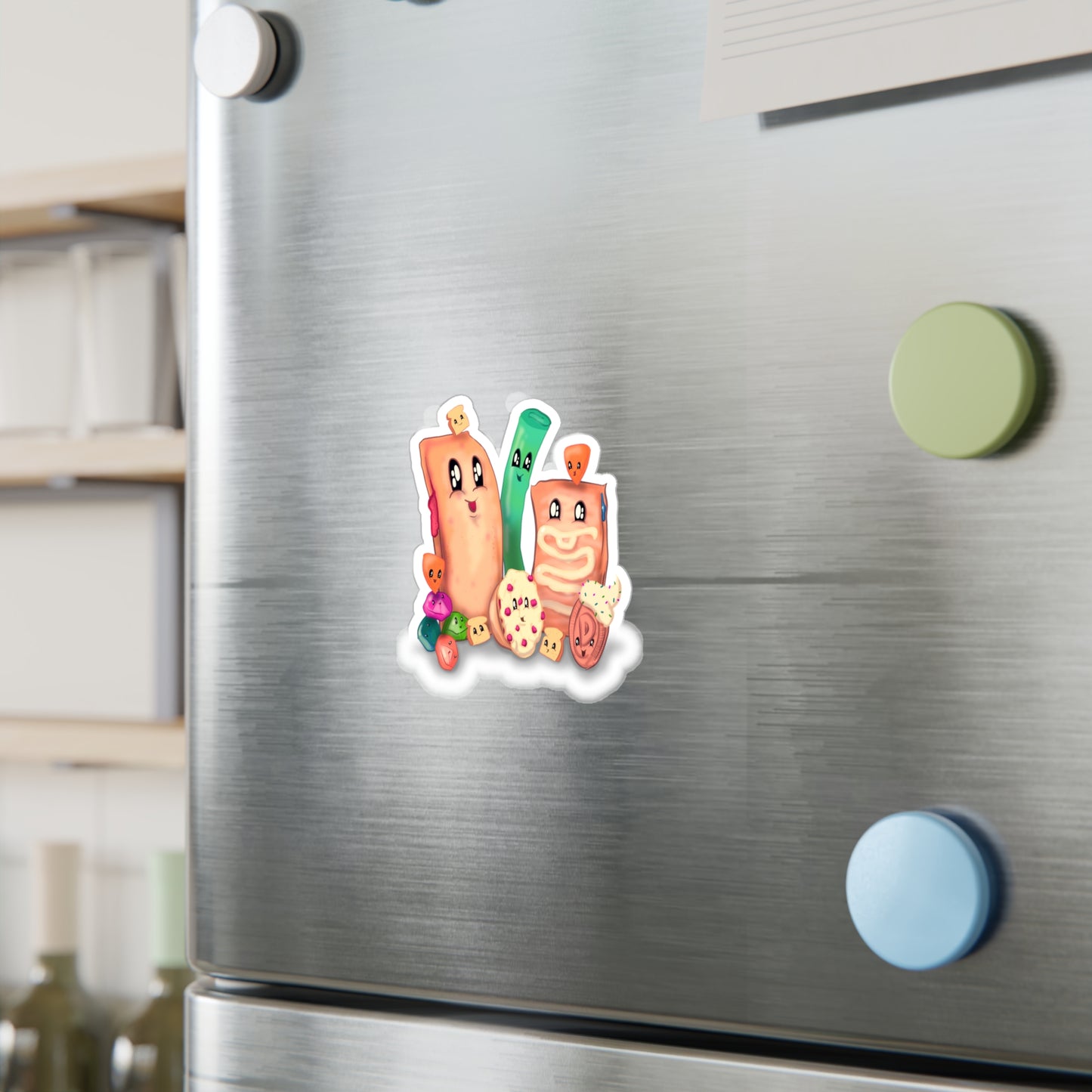 90s Foods Kiss-Cut Vinyl Decal