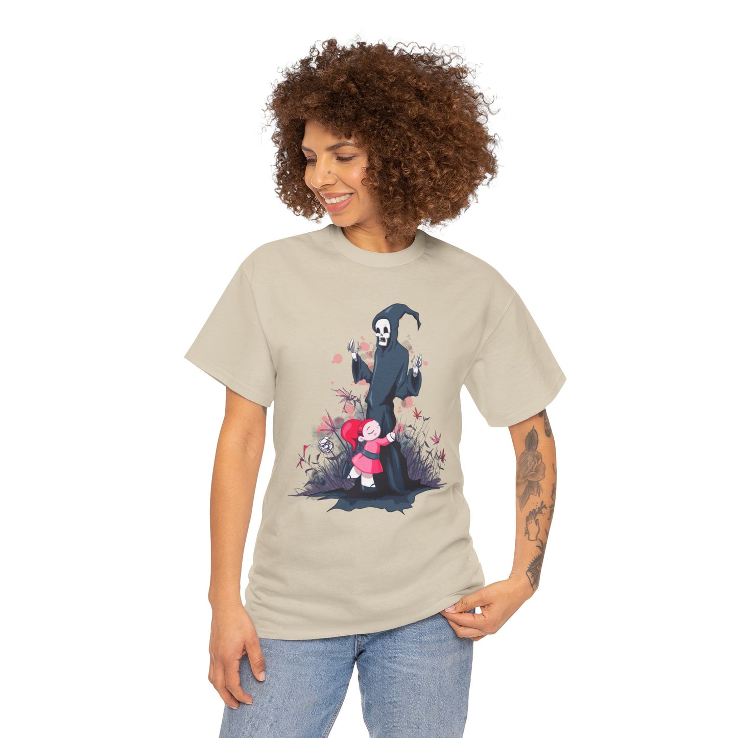 Reaper Hug Unisex Heavy Cotton Tee