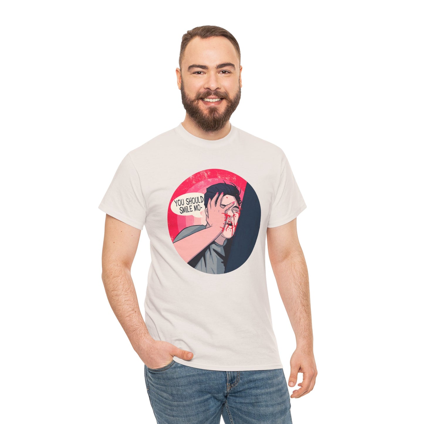 Smile Unisex Heavy Cotton Tee