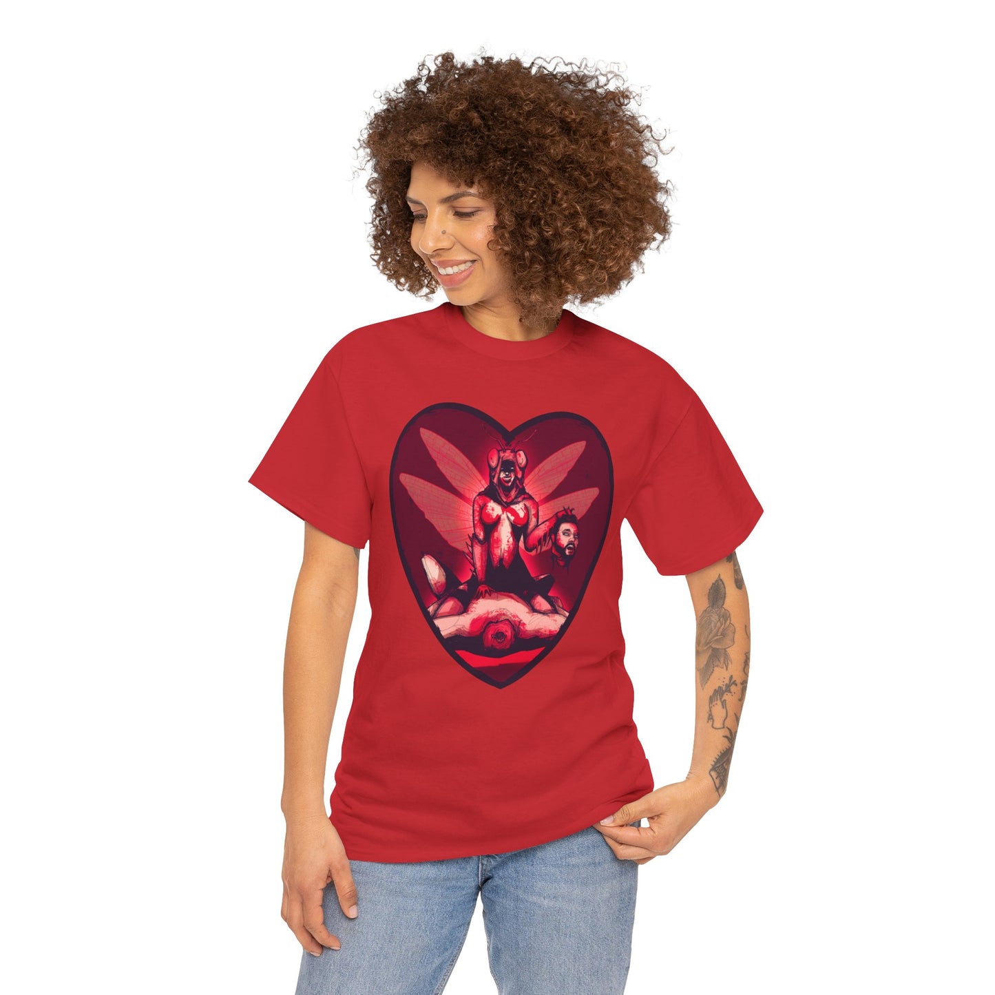 Praying Mantis Unisex Heavy Cotton Tee