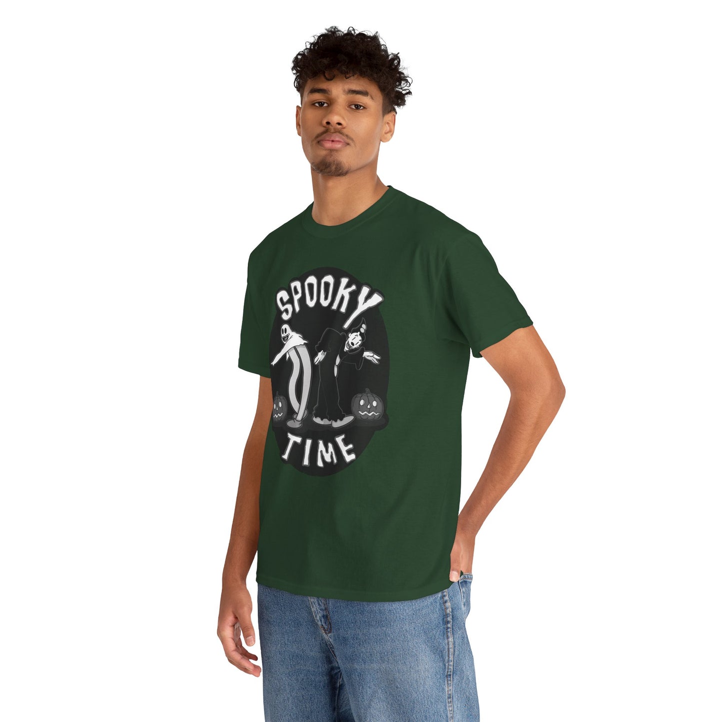 Spooky Time Unisex Heavy Cotton Tee