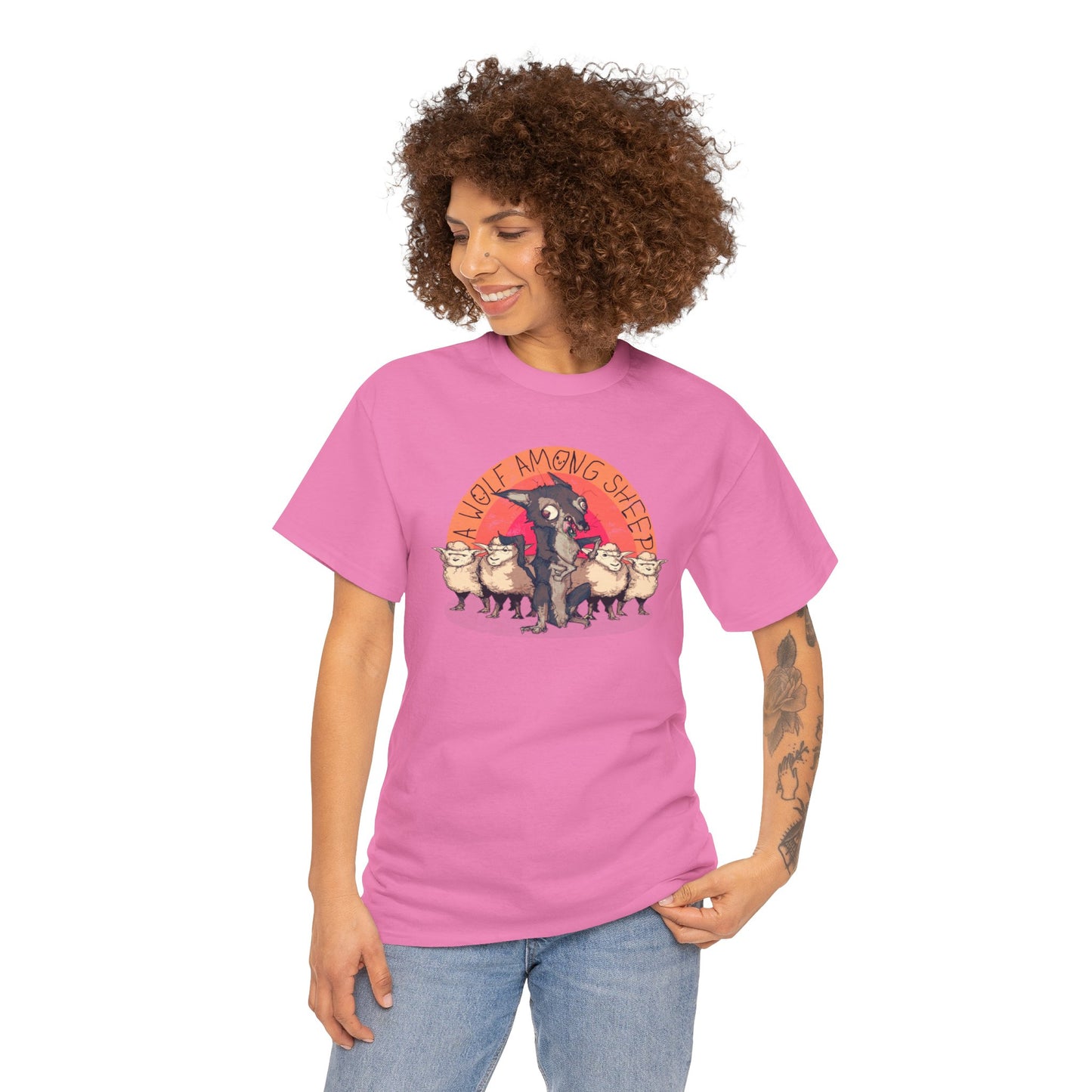 A Wolf Among Sheep Unisex Heavy Cotton Tee