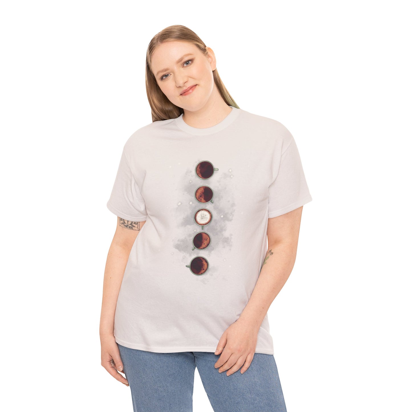 Lunar Coffee Unisex Heavy Cotton Tee