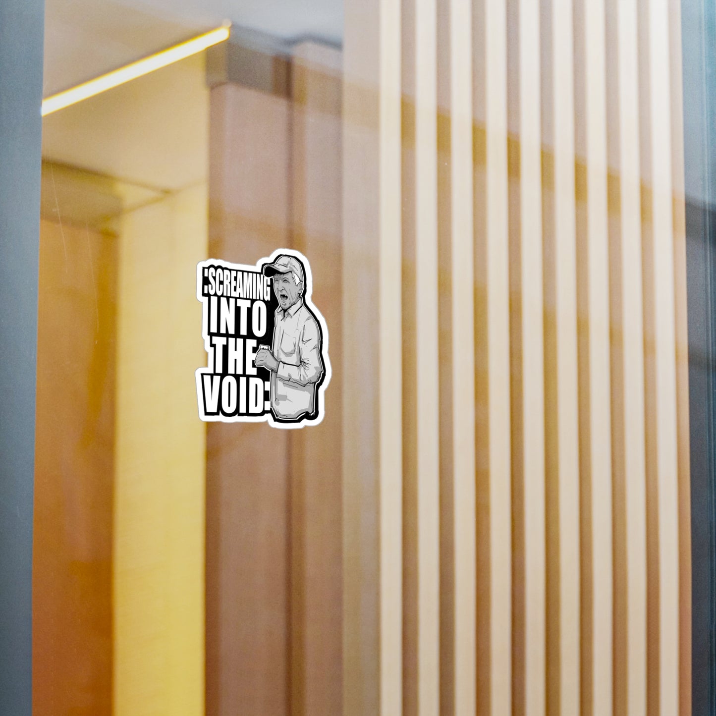 Screaming Into The Void Kiss-Cut Vinyl Decal