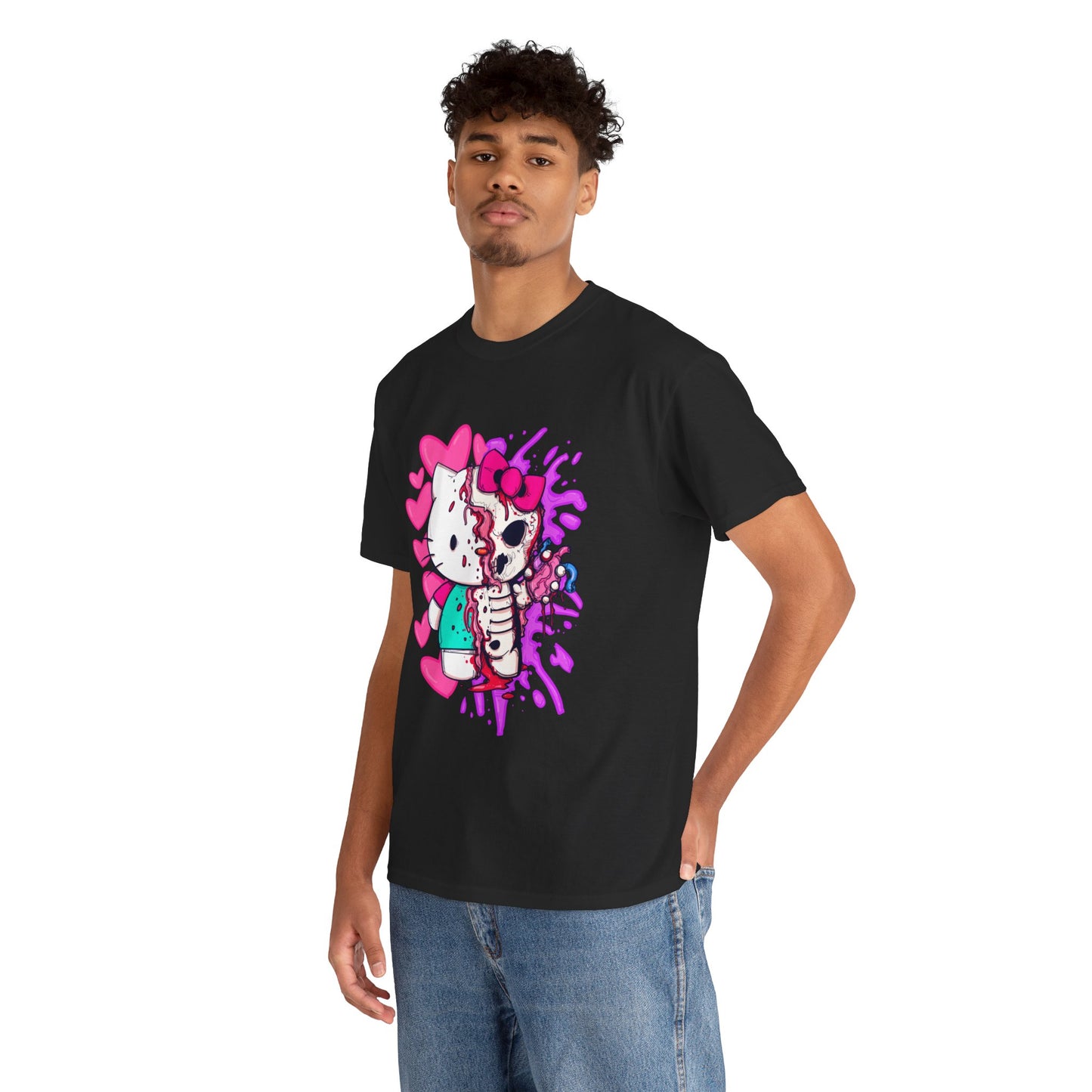 Zombie Kitty Unisex Heavy Cotton Patreon Tee