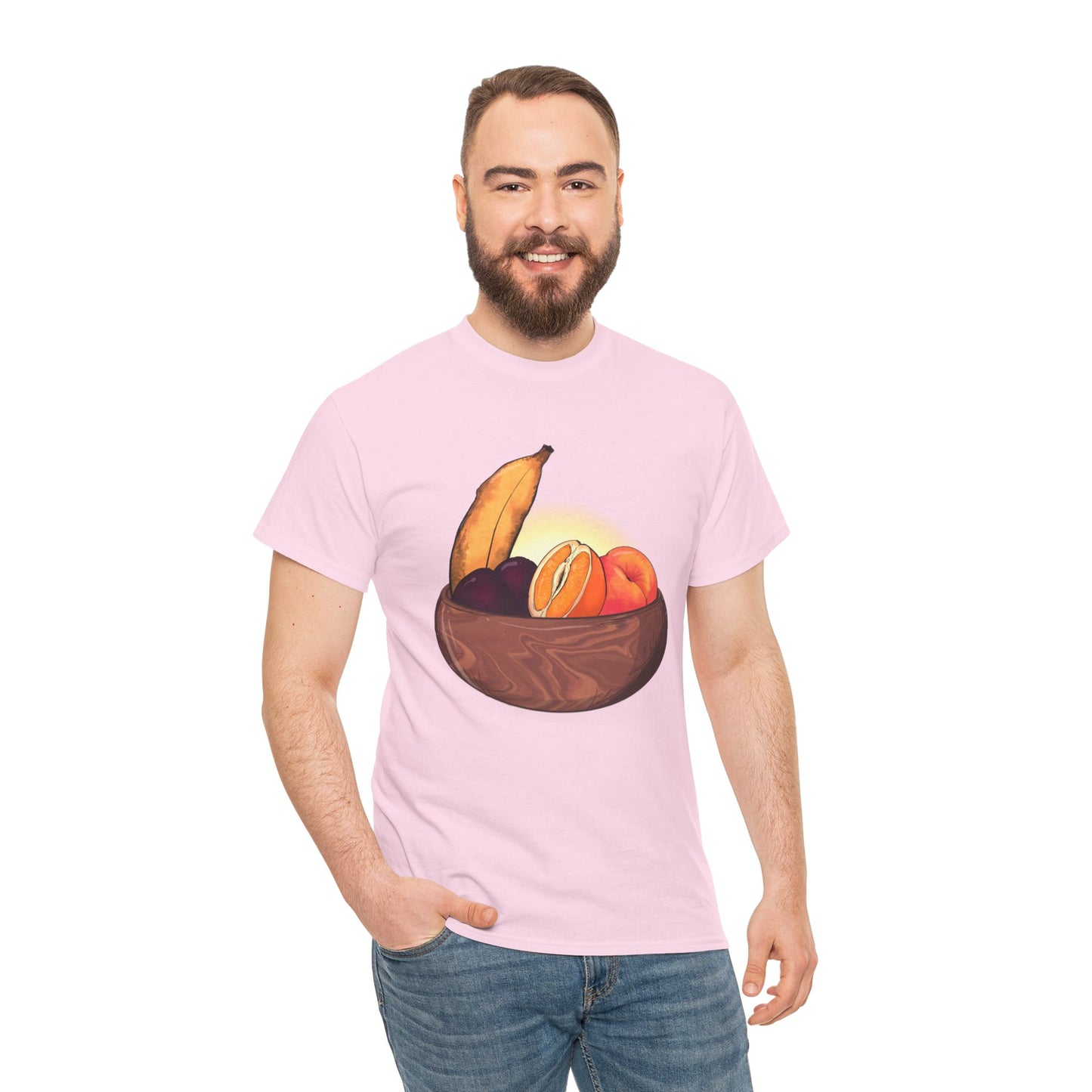 Adult Fruit Basket Unisex Heavy Cotton Tee