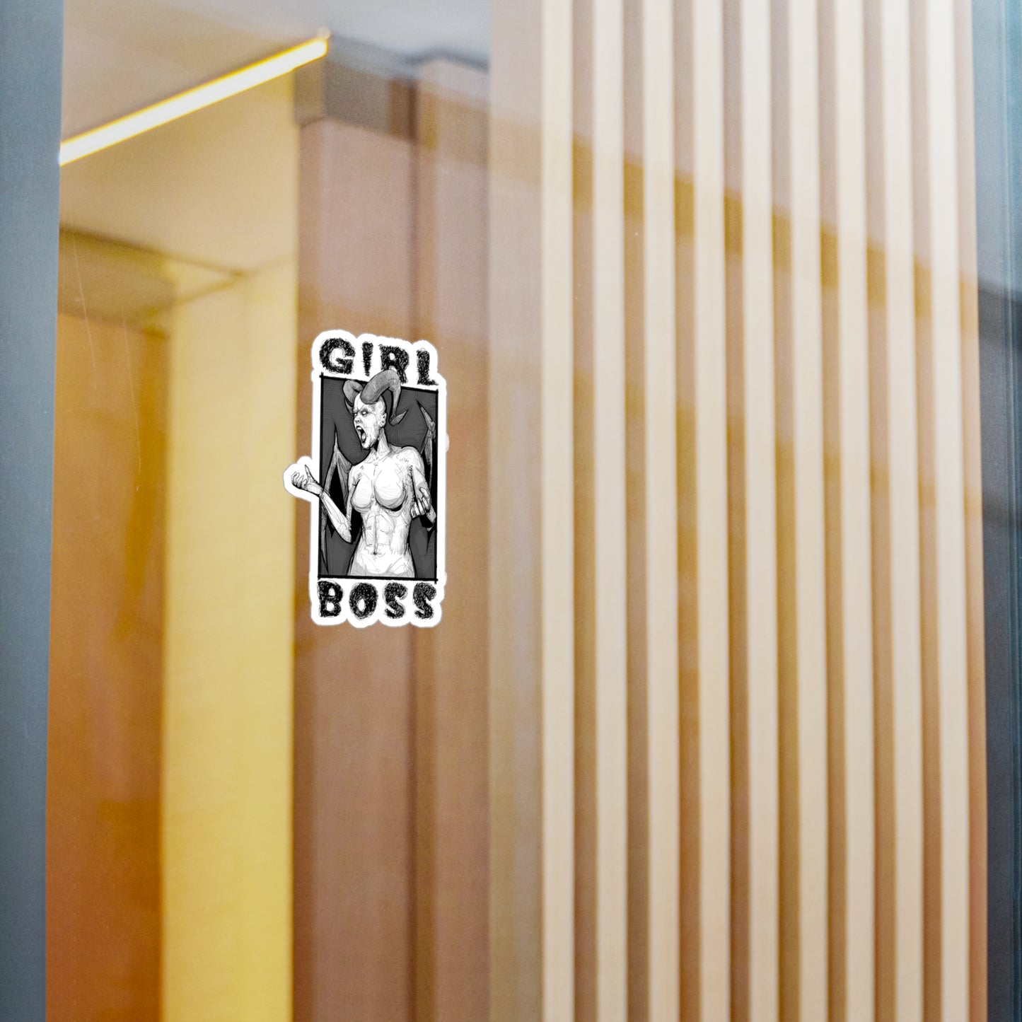 Girl Boss Kiss-Cut Vinyl Decal