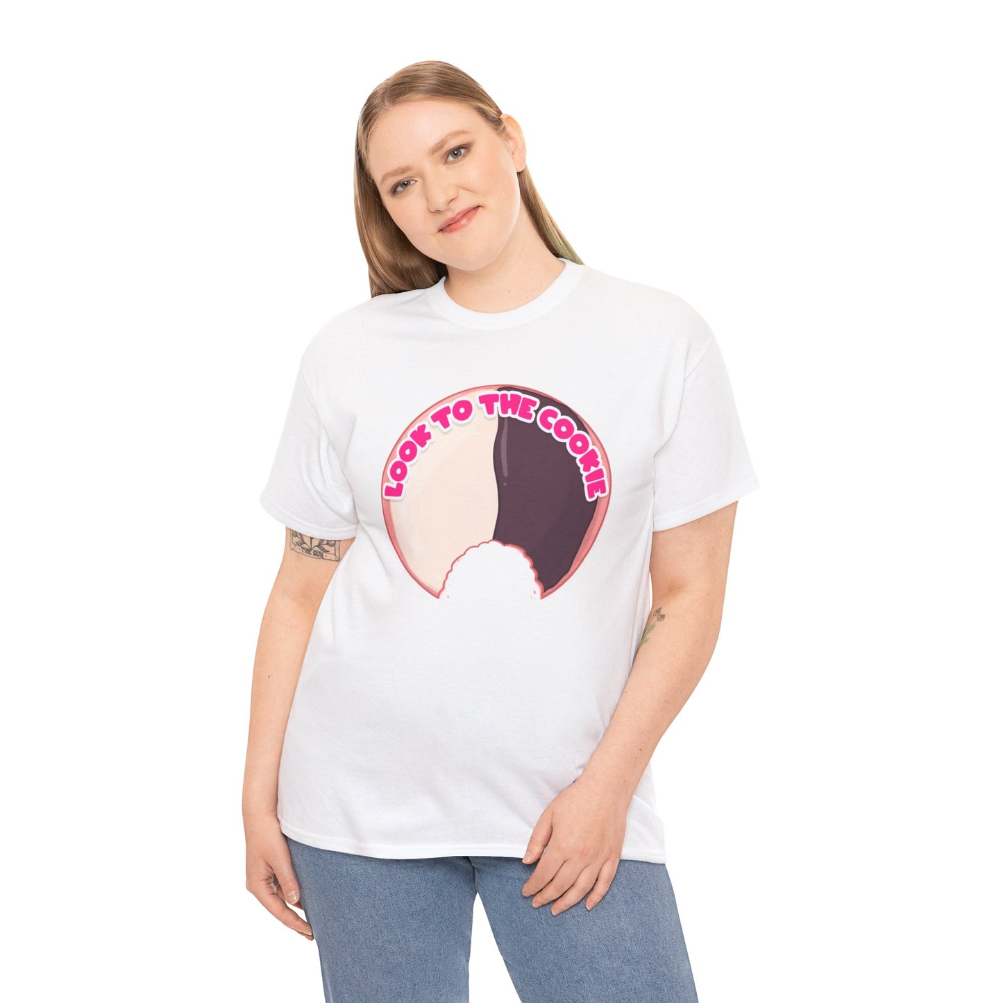 Black & White Cookie Unisex Heavy Cotton Tee