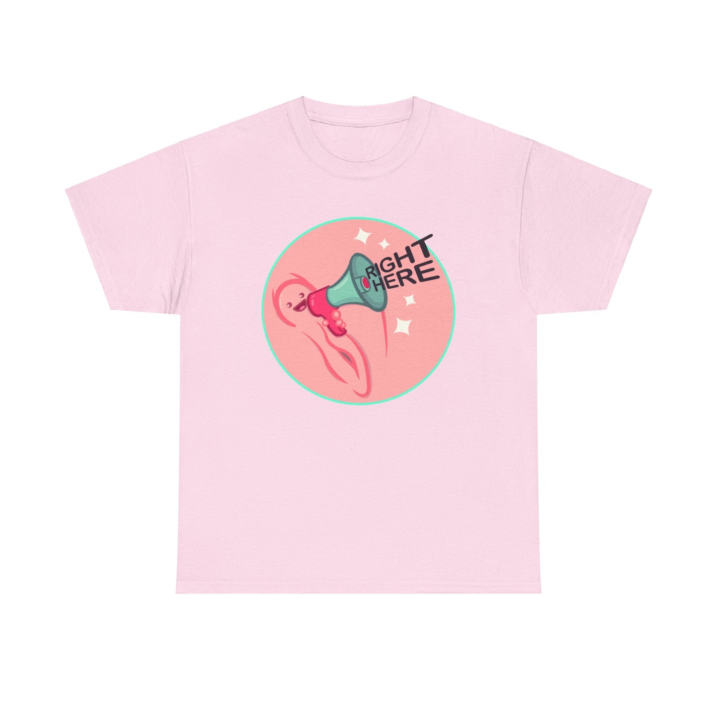 Right Here Unisex Heavy Cotton Tee