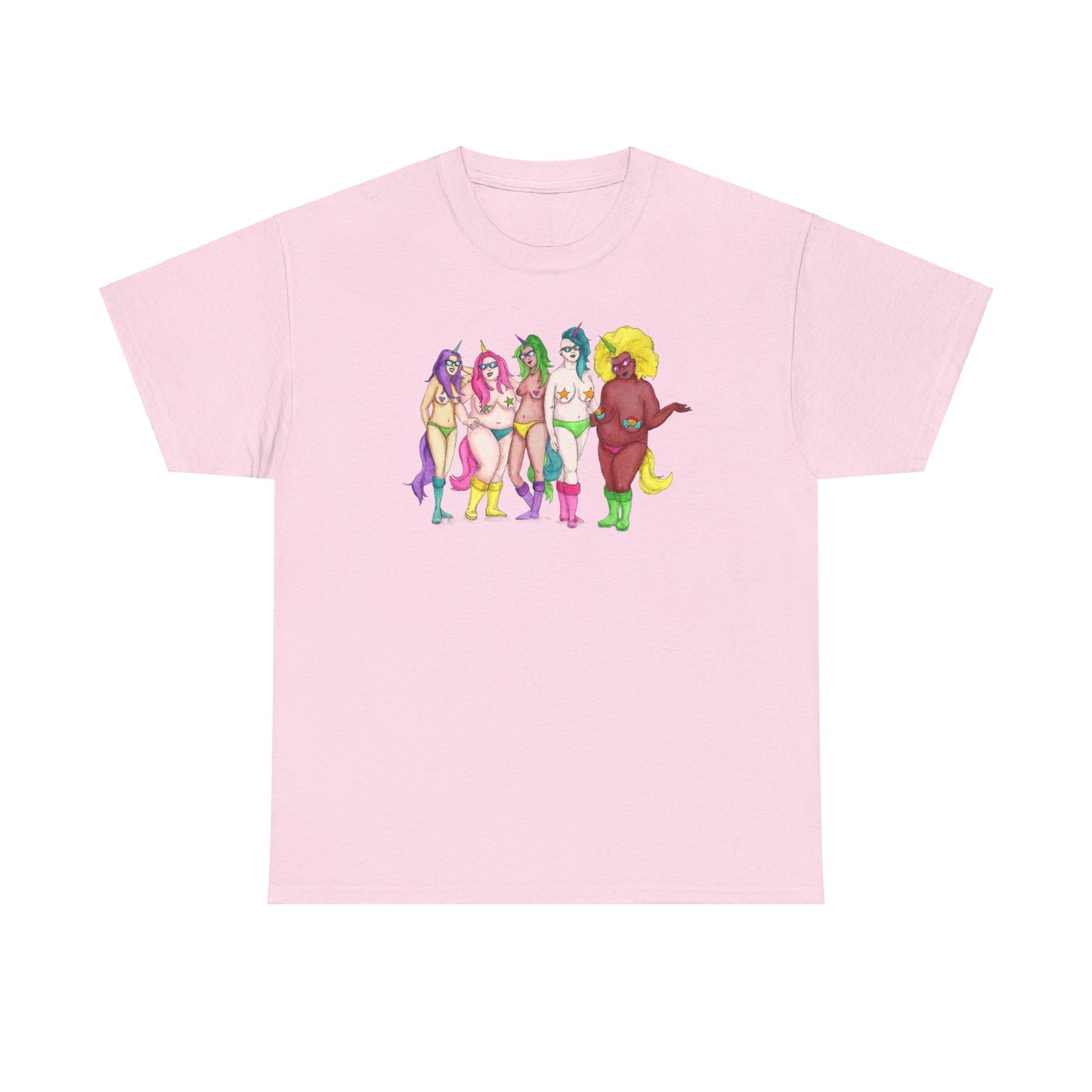 Unicorns Unisex Heavy Cotton Tee