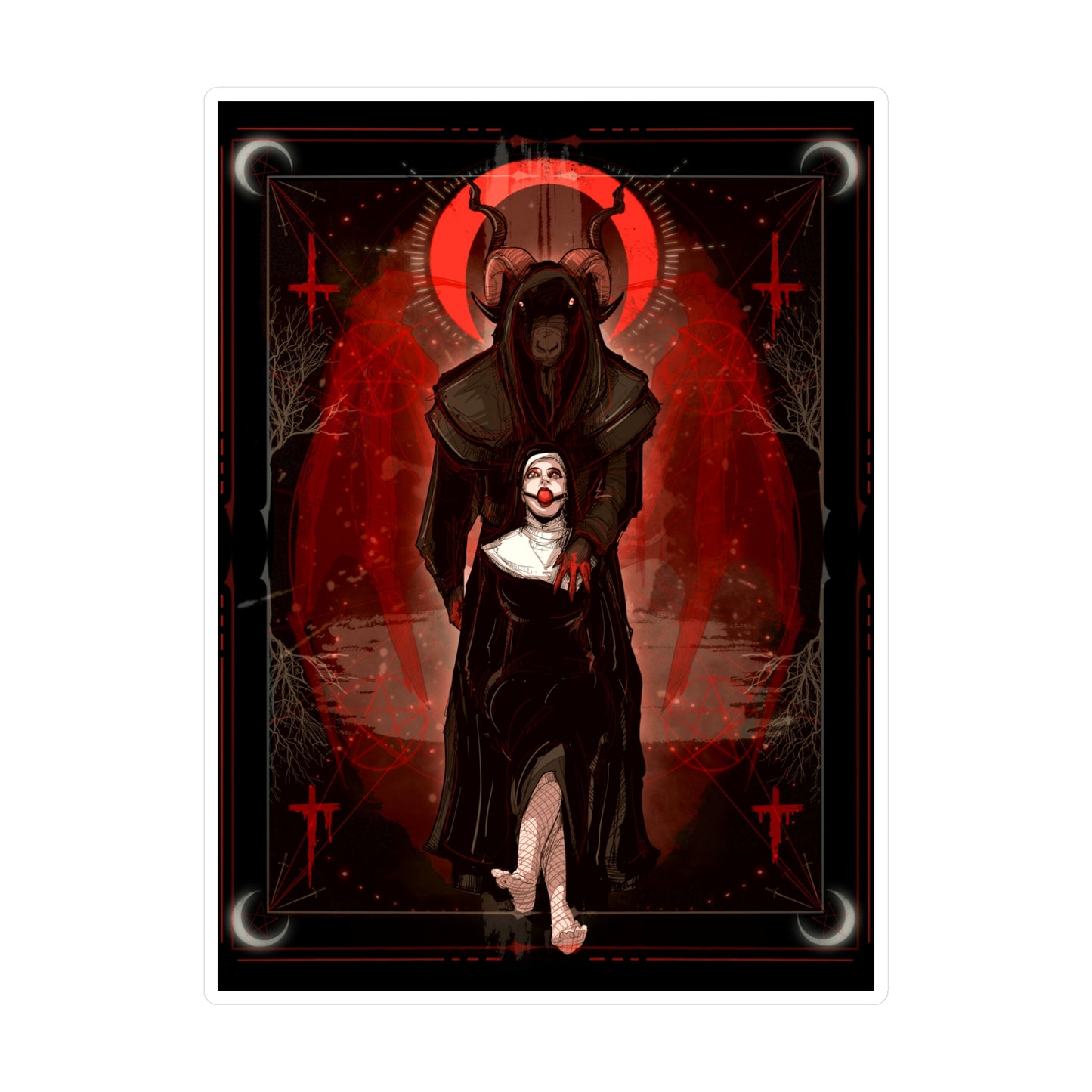 Today Satan Kiss-Cut Vinyl Decal