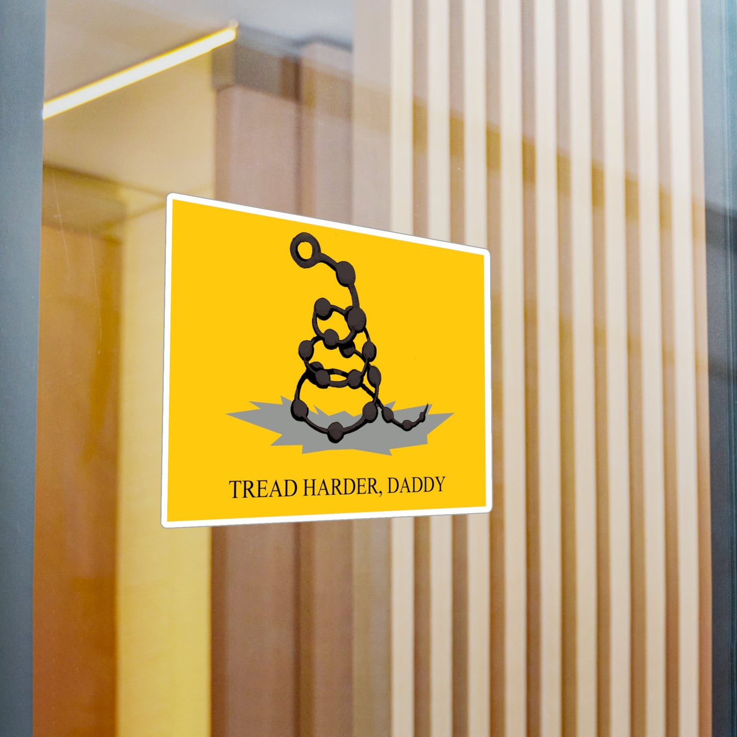 Tread Harder Kiss-Cut Vinyl Decal