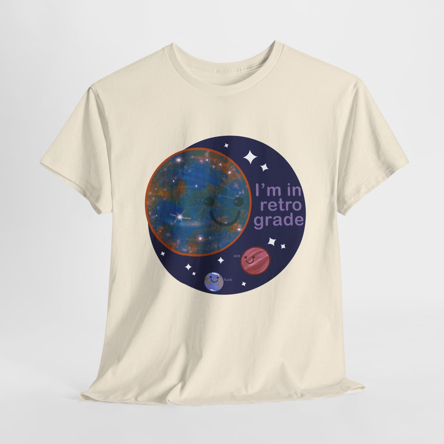Mercury In Retrograde Unisex Heavy Cotton Tee