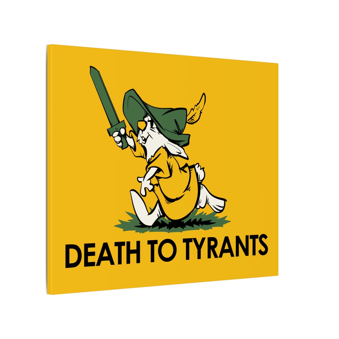 Death To Tyrants Matte Canvas Stretched