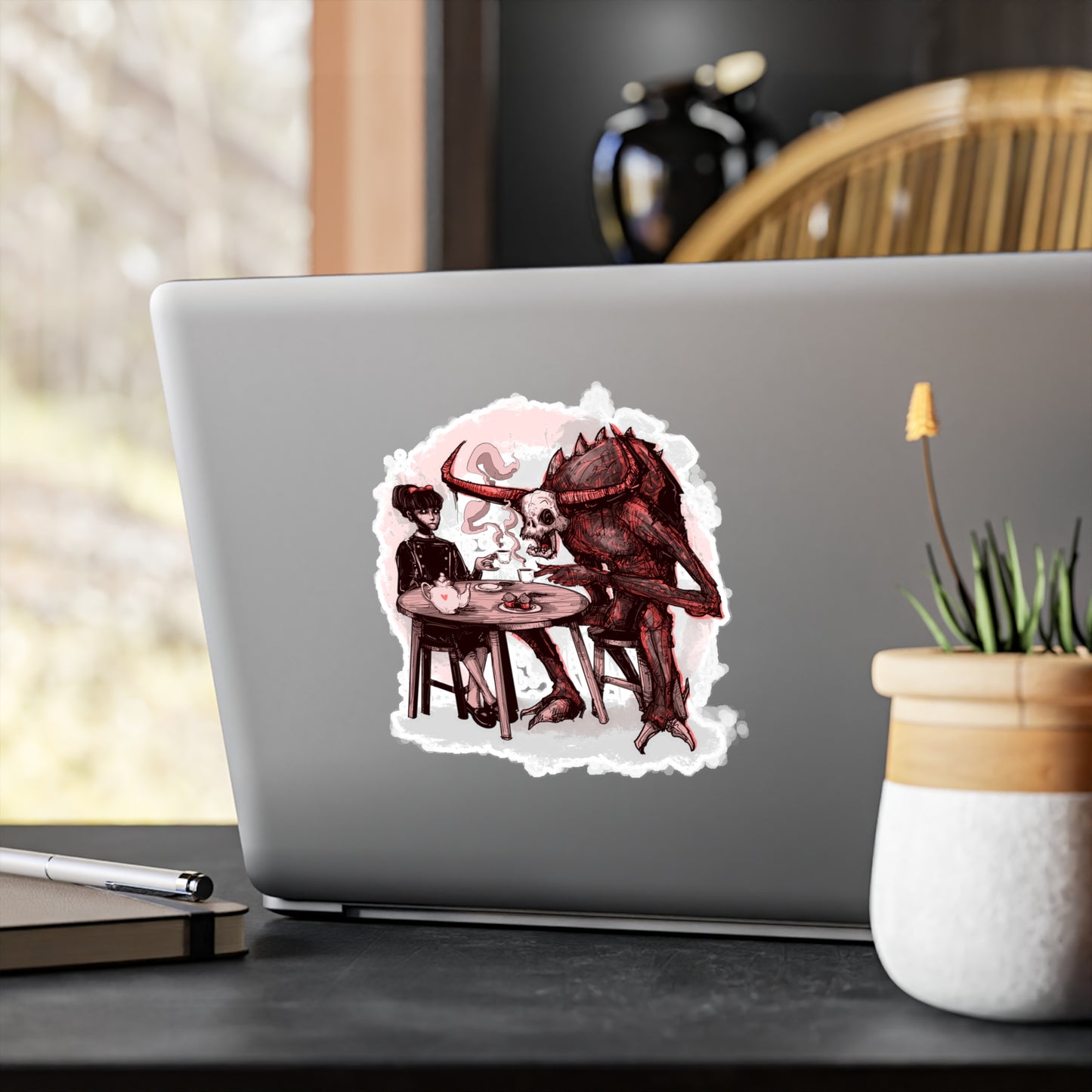 Demons For Breakfast Kiss-Cut Vinyl Decal