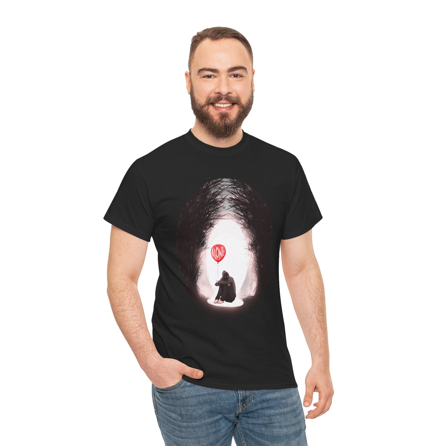 Forever Alone Unisex Heavy Cotton Tee