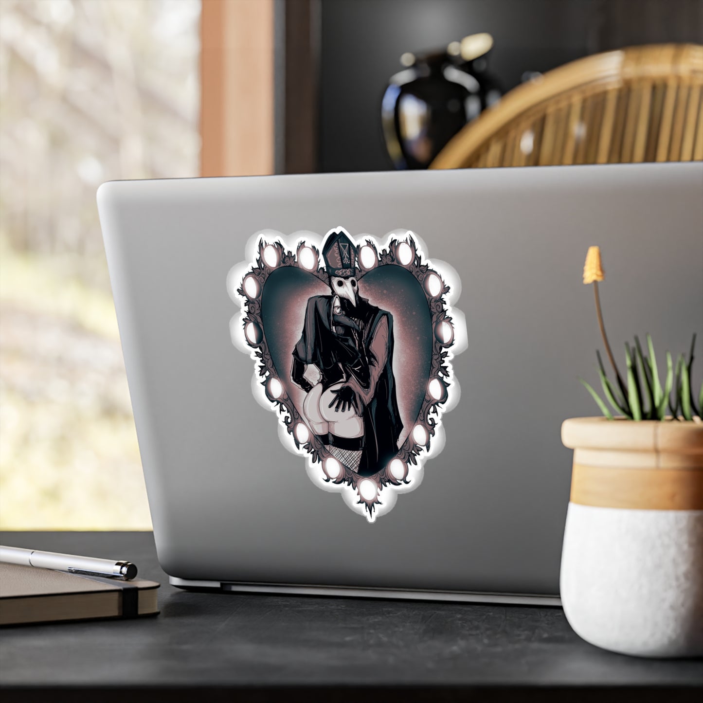 Forbidden Lust Kiss-Cut Vinyl Decal