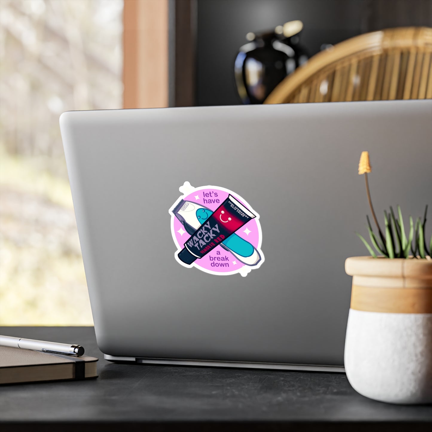 Let's Have A Breakdown Kiss-Cut Vinyl Decal