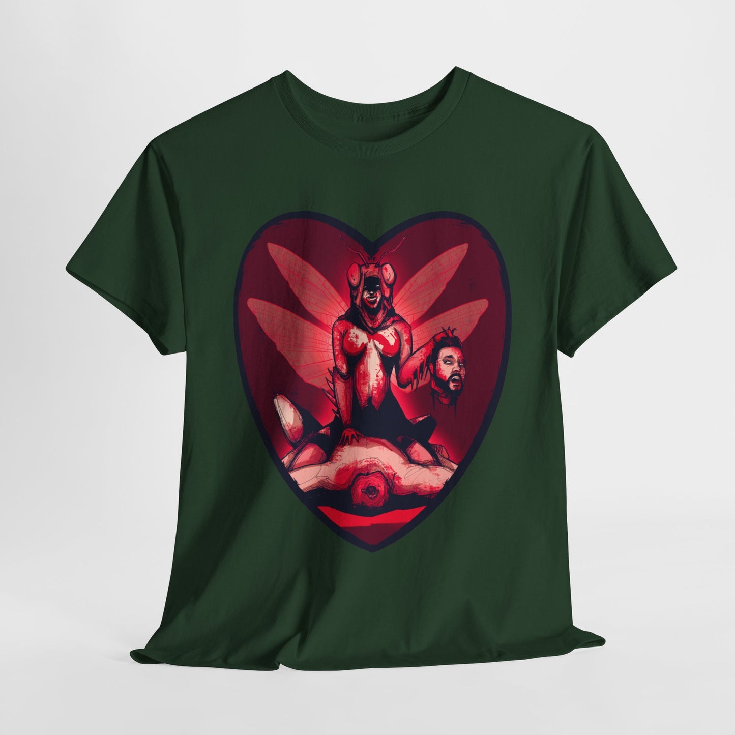 Praying Mantis Unisex Heavy Cotton Tee