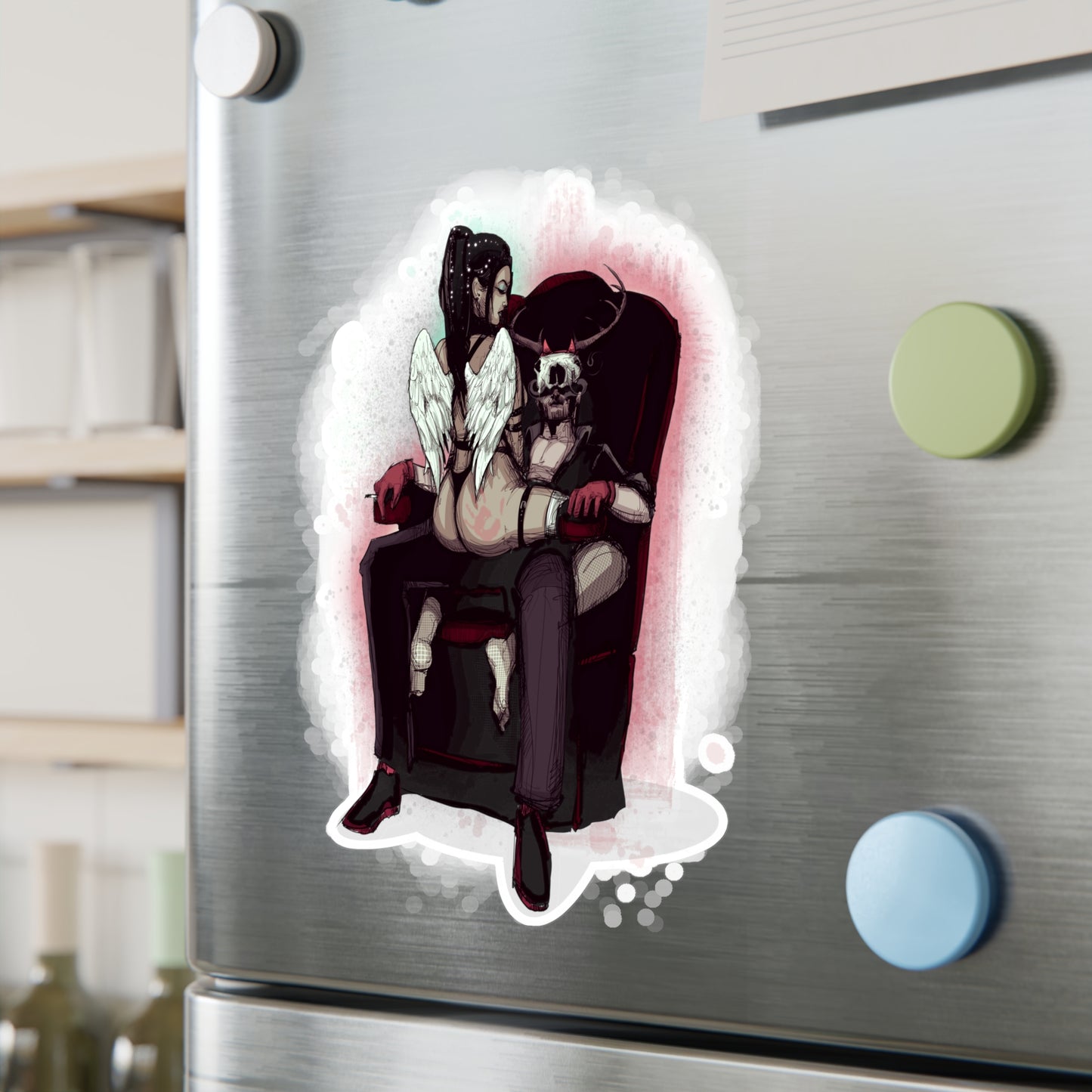 Deer Daddy Series 9: Angels & Demons Kiss-Cut Vinyl Decal