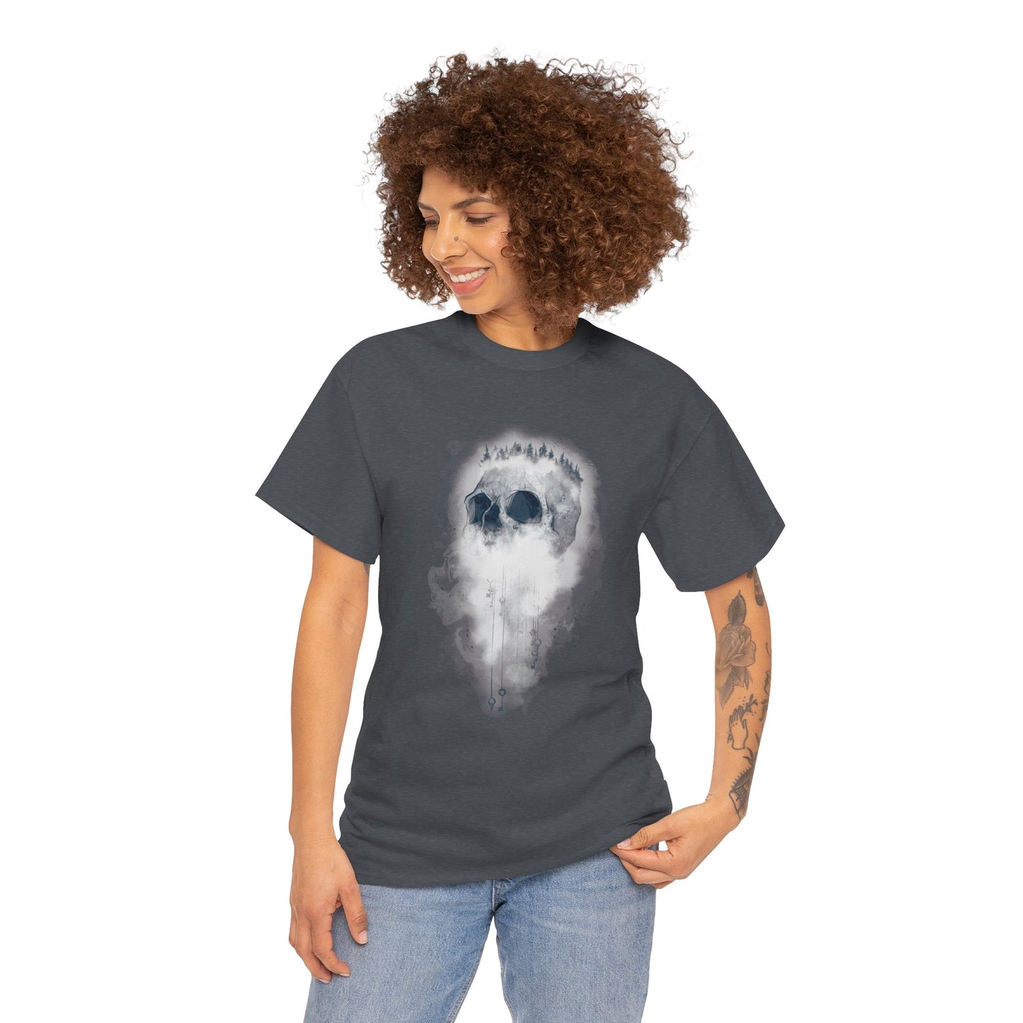 Elemental Skull Air Unisex Heavy Cotton Tee