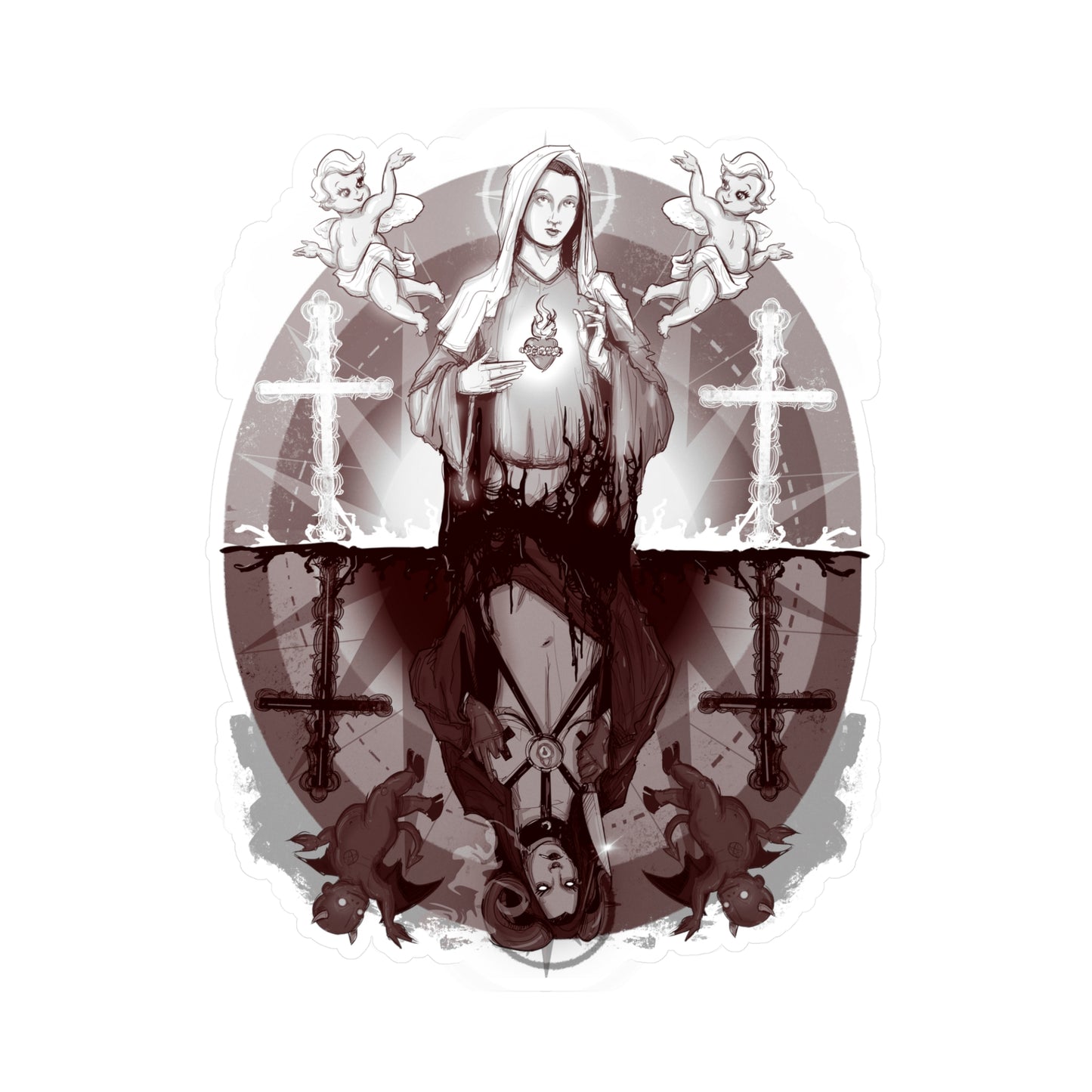 As Above So Below 3 Kiss-Cut Vinyl Decal