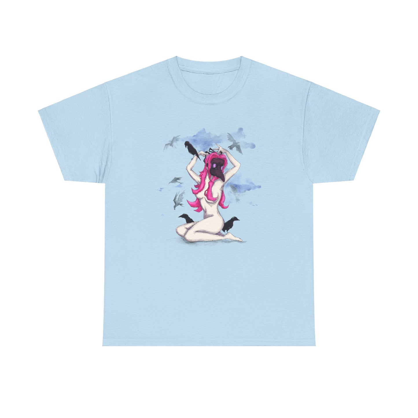 Plague Doctor Pinup Unisex Heavy Cotton Tee