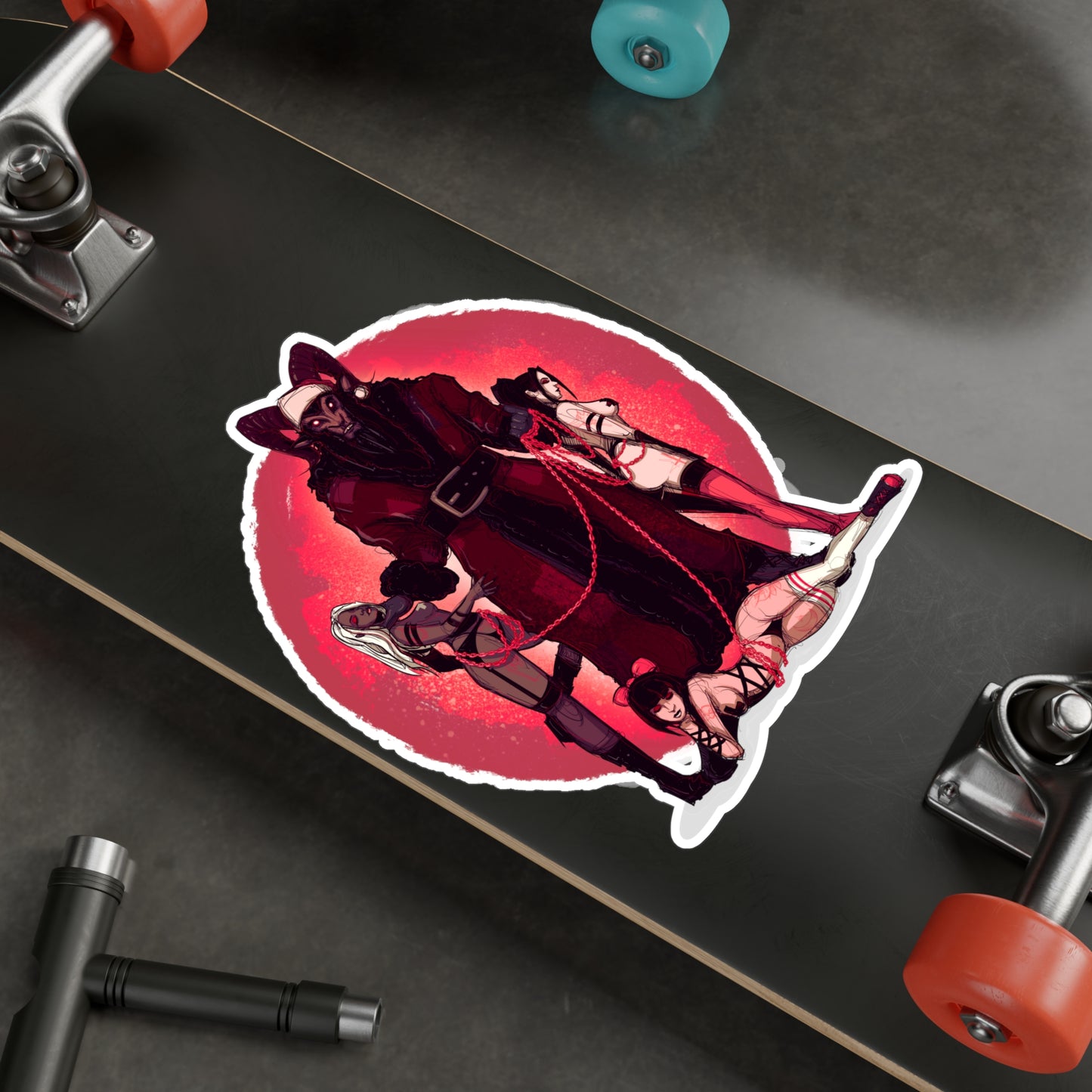 Krampus Daddy Kiss-Cut Vinyl Decal