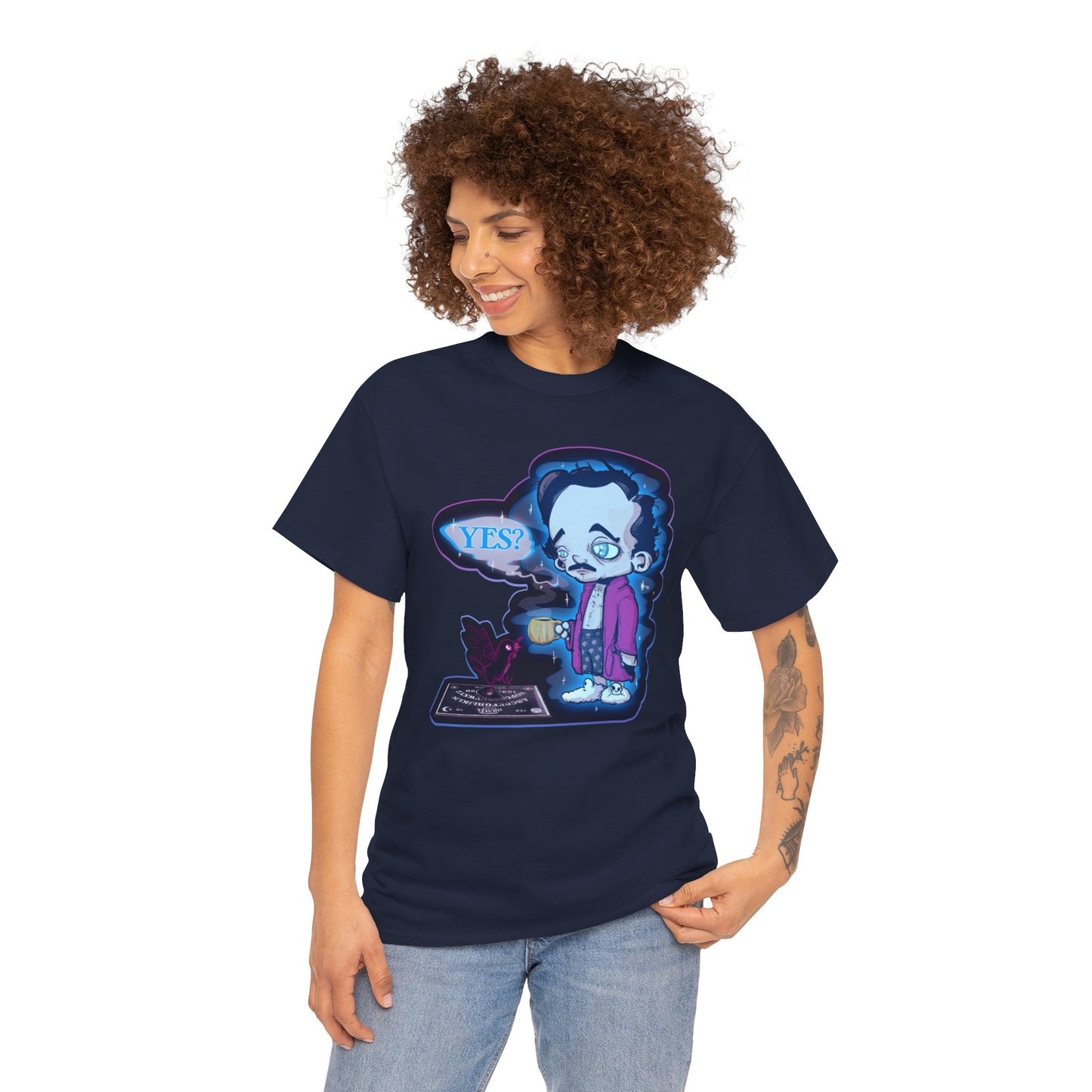 Edgar Allan Ghost Unisex Heavy Cotton Tee