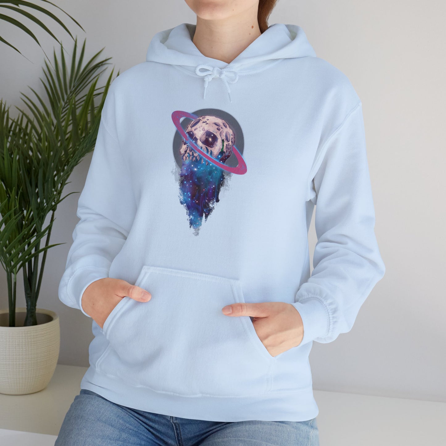 Elemental Skull Space Unisex Heavy Blend Hooded Sweatshirt