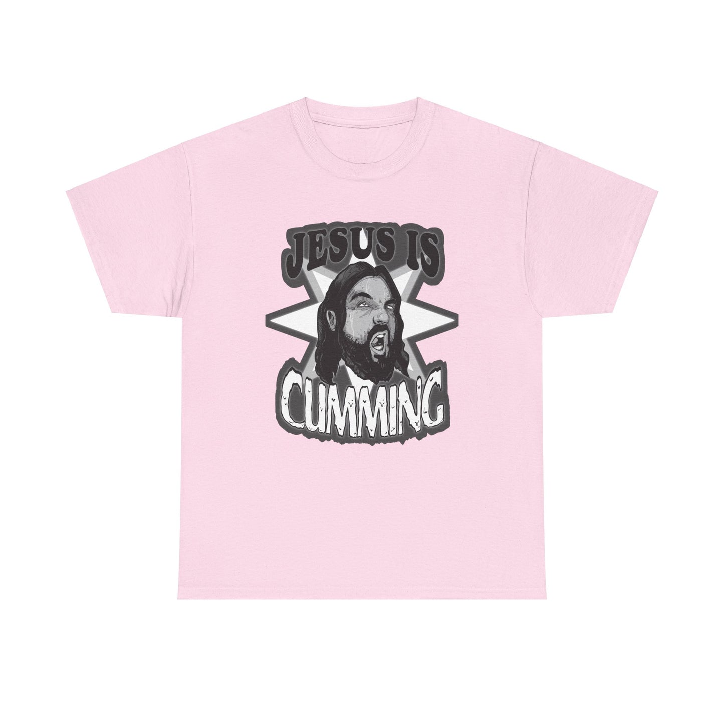 Jesus Is Cumming Unisex Heavy Cotton Tee