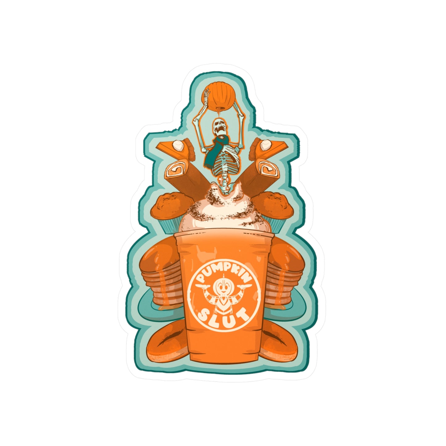 Pumpkin Slut Kiss-Cut Vinyl Decal