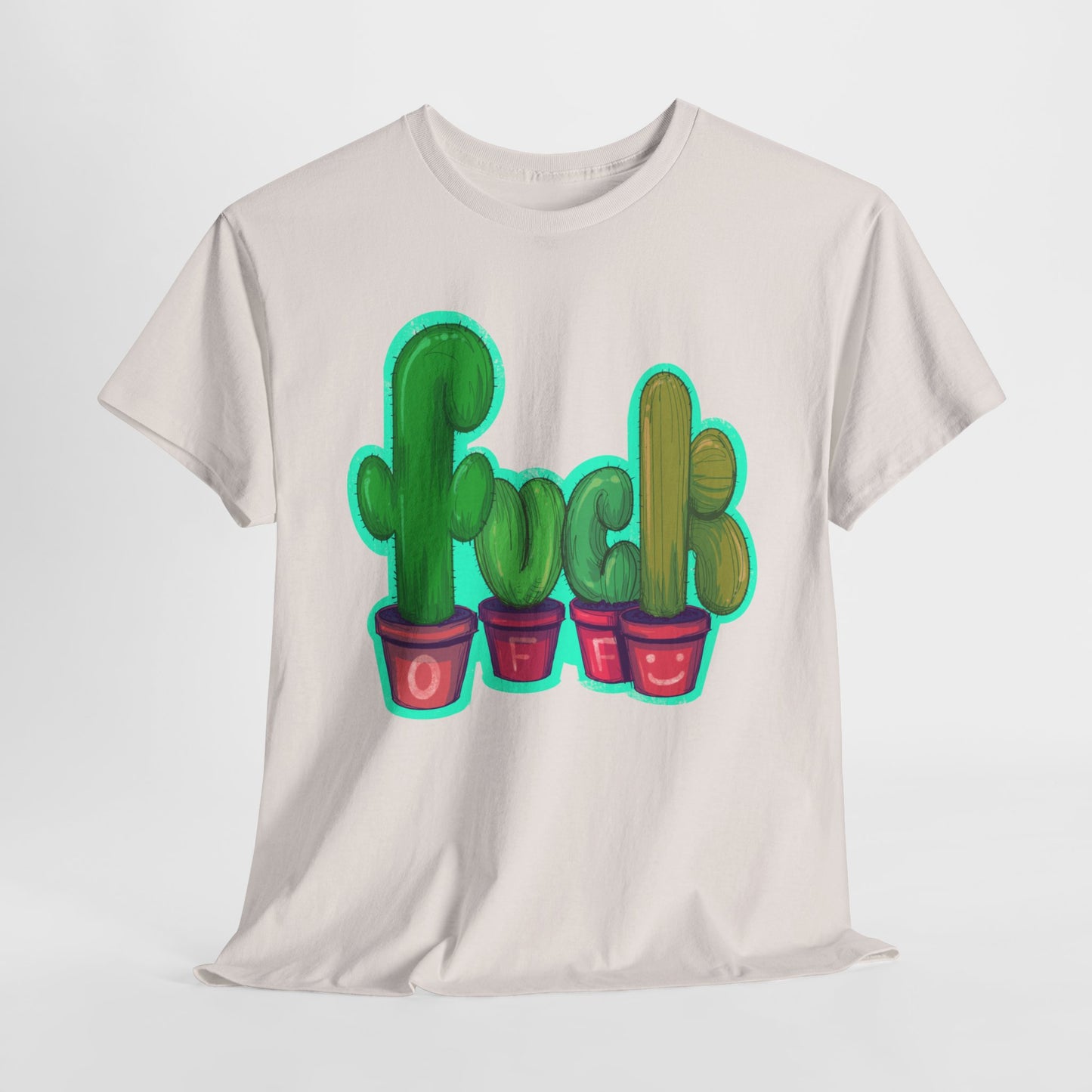 Rude Succulents Unisex Heavy Cotton Tee