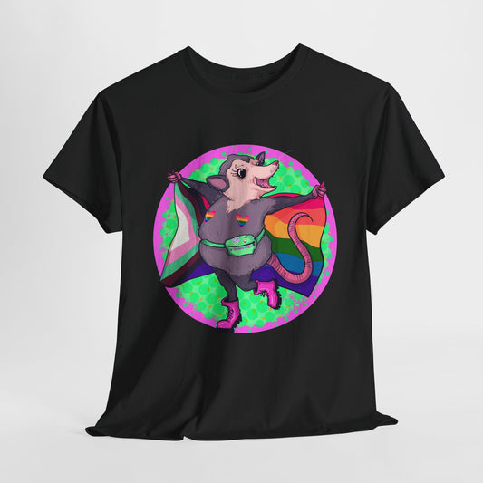 Pride Opossum Unisex Heavy Cotton Tee