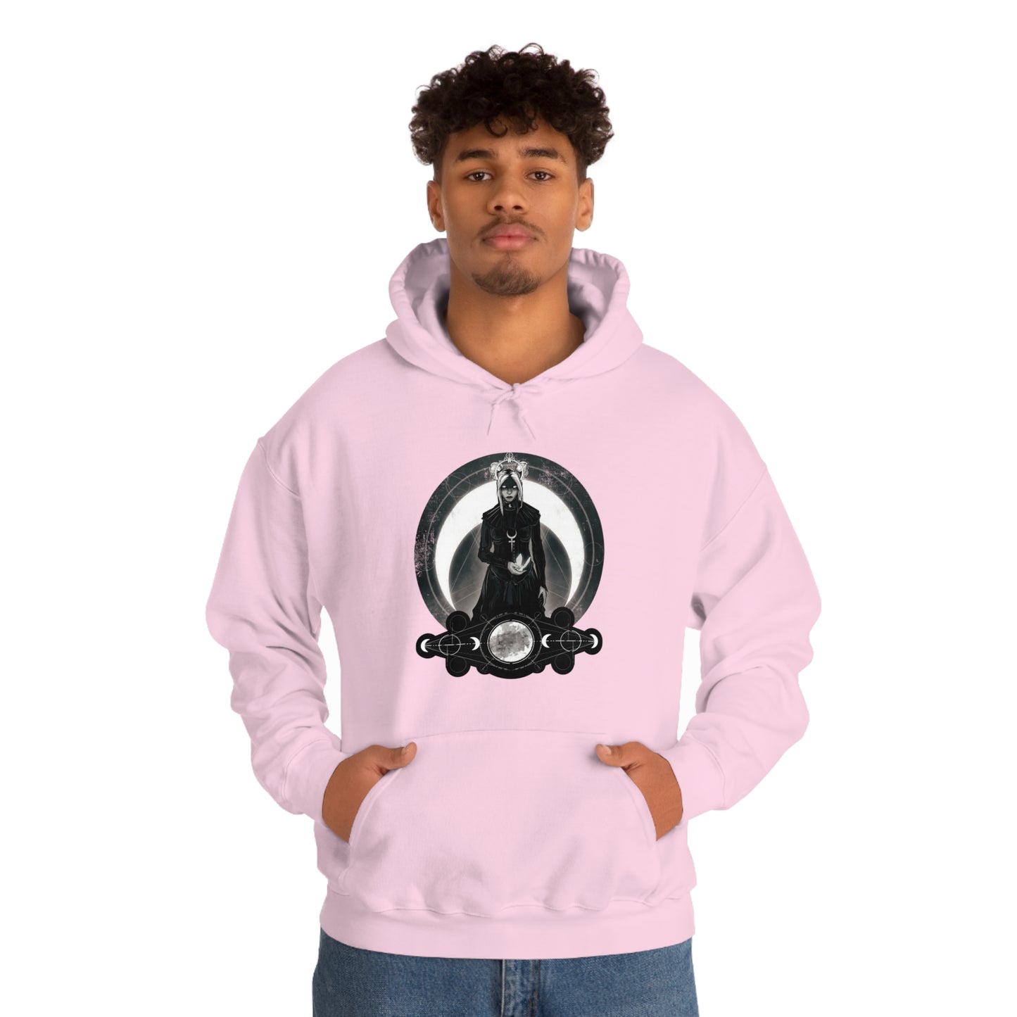 Moon Goddess Unisex Heavy Blend Hooded Sweatshirt