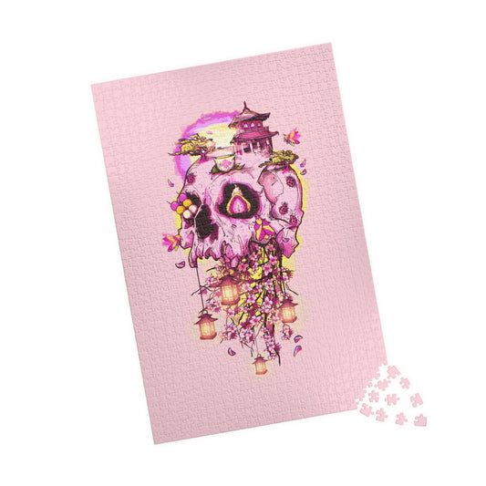 Elemental Skull Cherry Blossom Puzzle (110, 252, 500, 1014-piece)