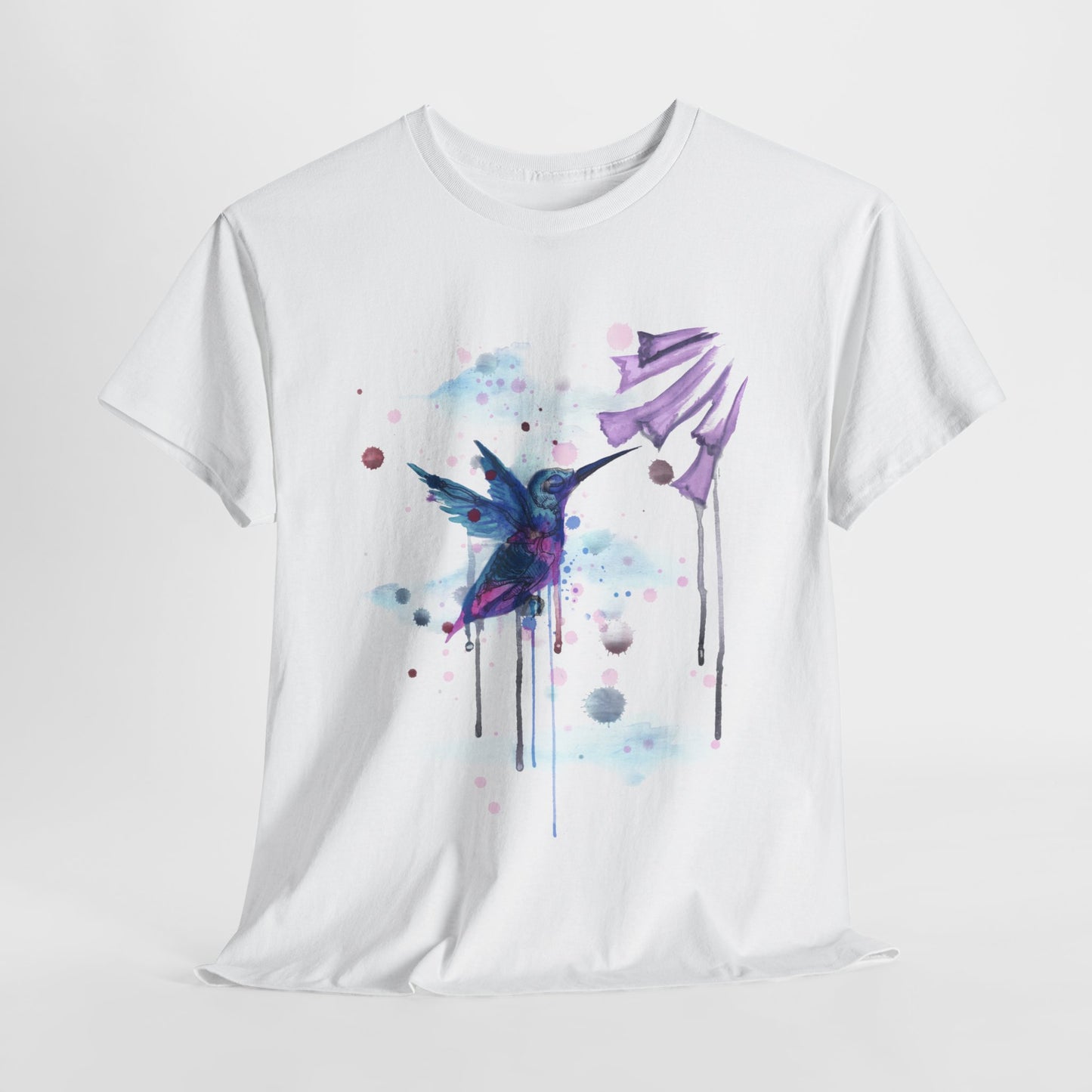 Hummingbird Skeleton Unisex Heavy Cotton Tee
