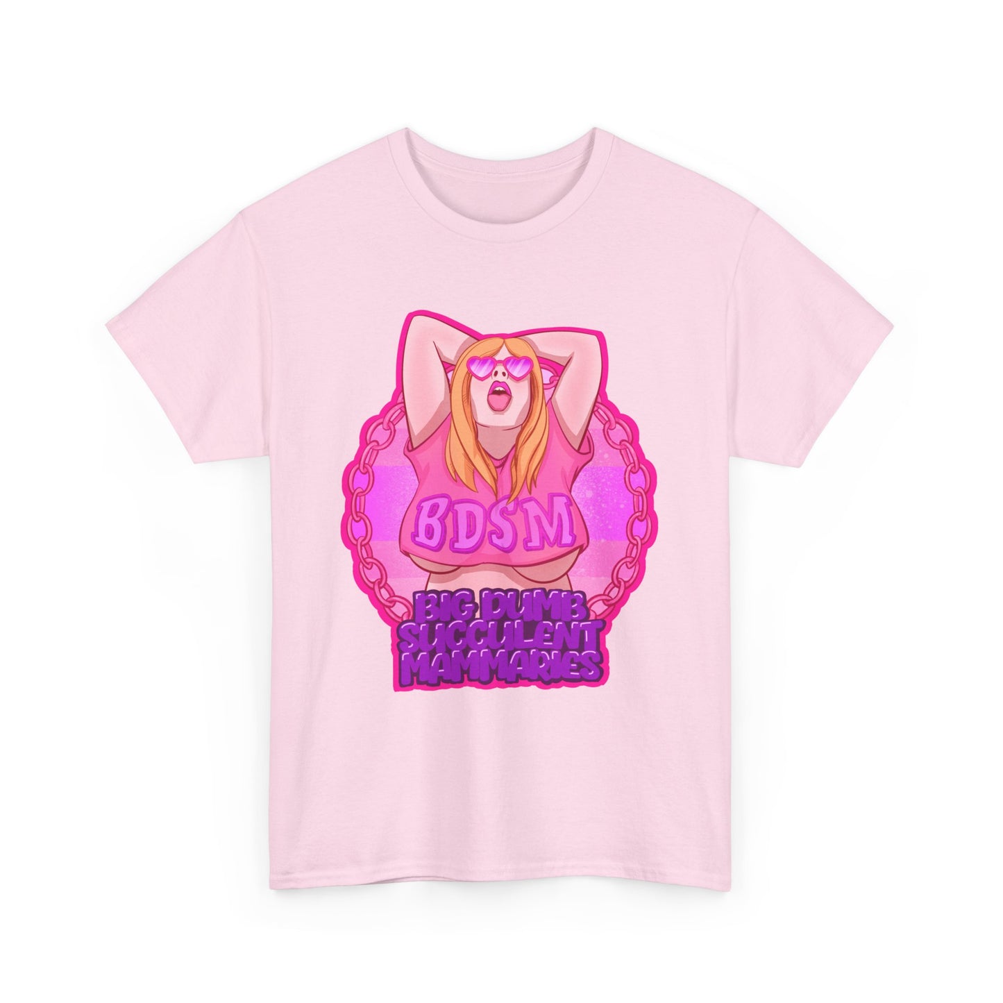 Big Dumb Succulent Mammaries Unisex Heavy Cotton Tee