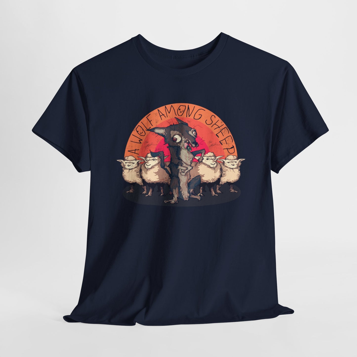 A Wolf Among Sheep Unisex Heavy Cotton Tee