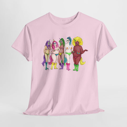 Unicorns Unisex Heavy Cotton Tee