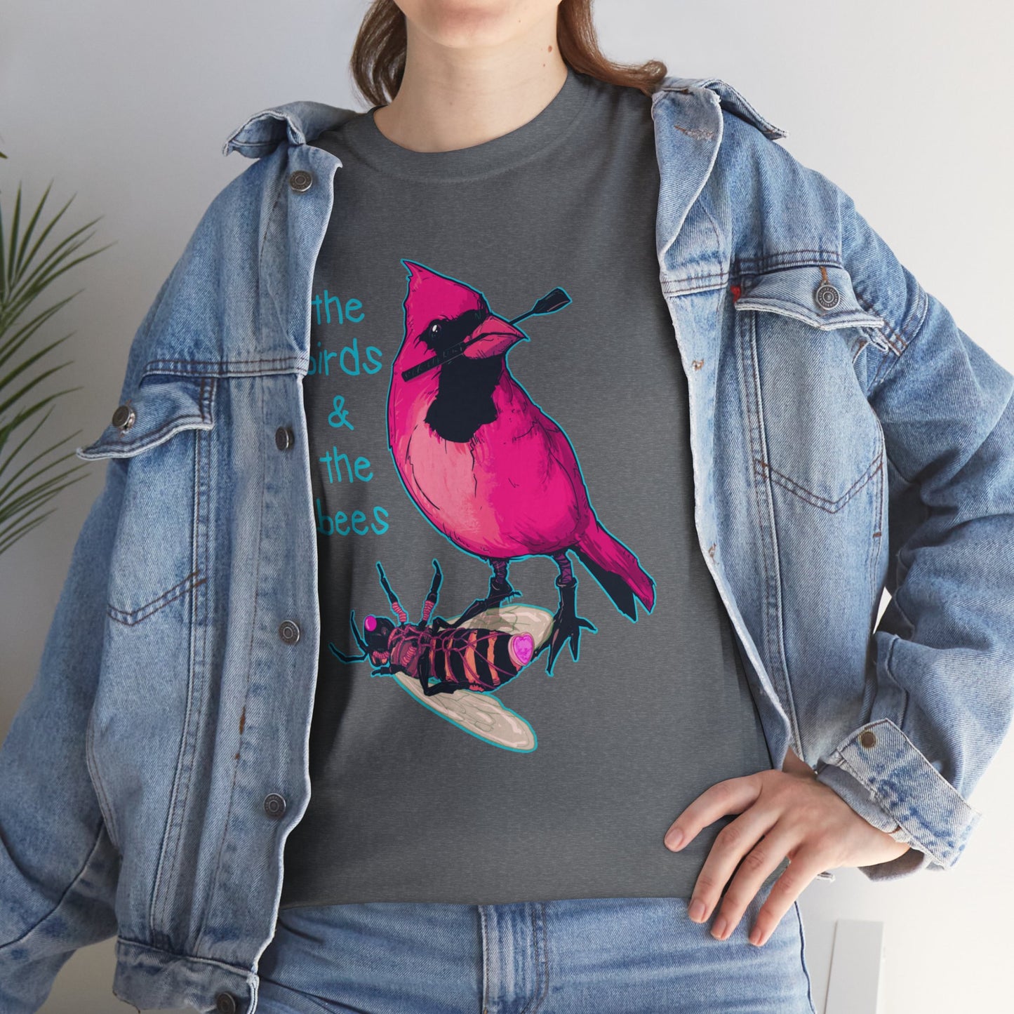 The Birds & The Bees Unisex Heavy Cotton Tee