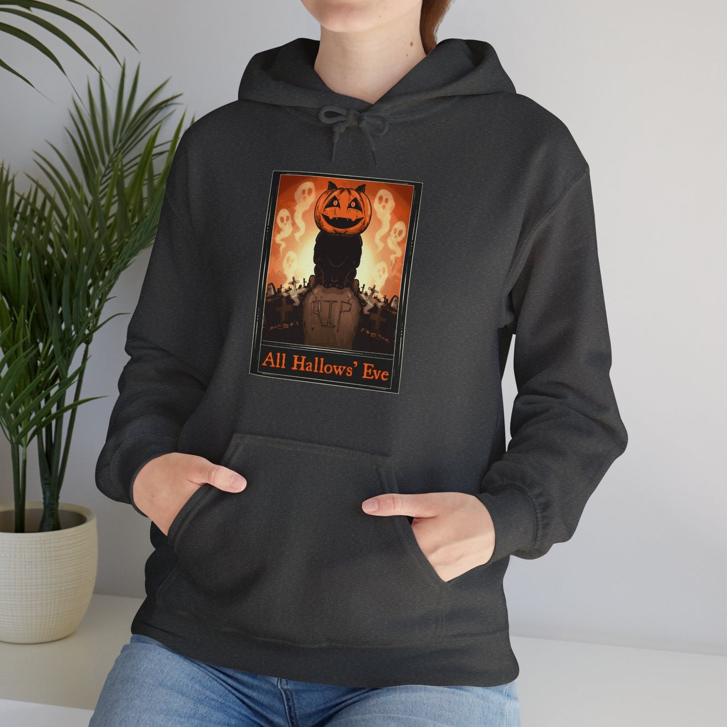 All Hallows' Eve Tarot Unisex Heavy Blend Hooded Sweatshirt